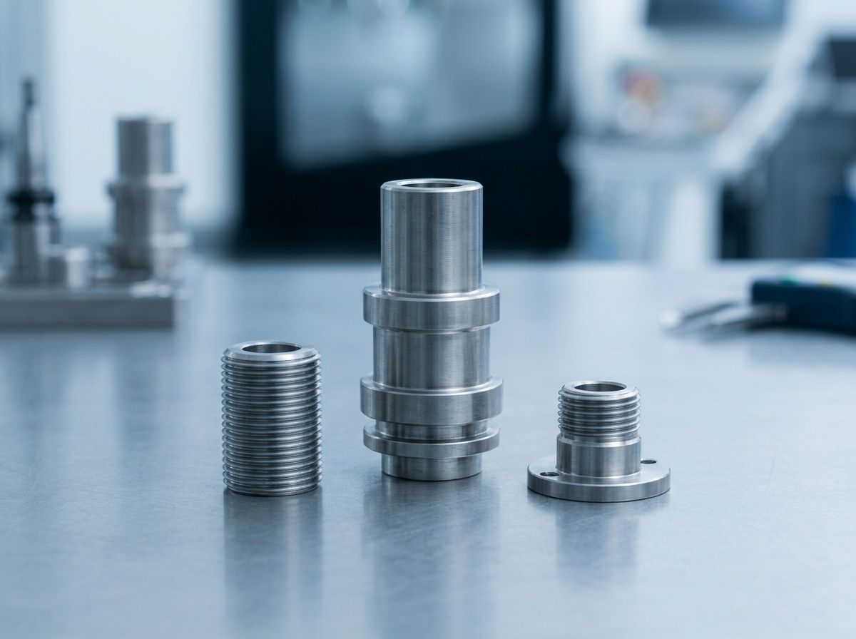 Representative visualization of turned shafts and threaded metal components
