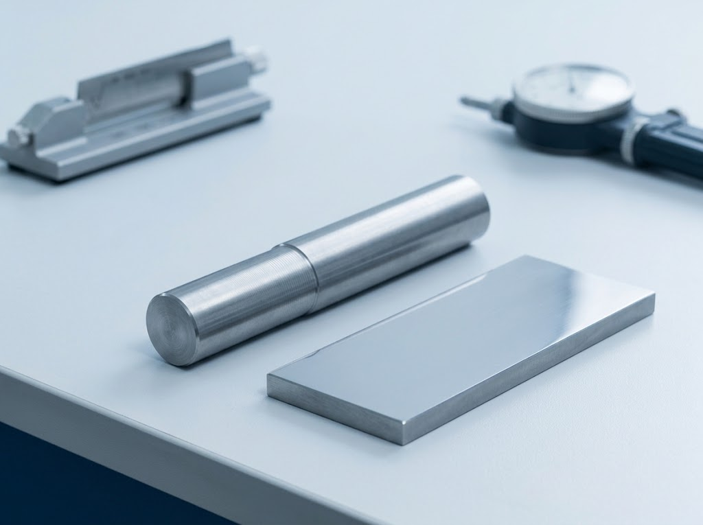 Representative visualization of cylindrical and flat precision workpieces