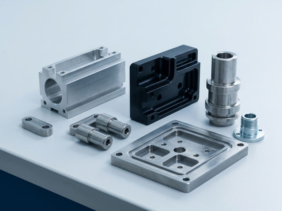 Representative visualization of metal components with varied finishes